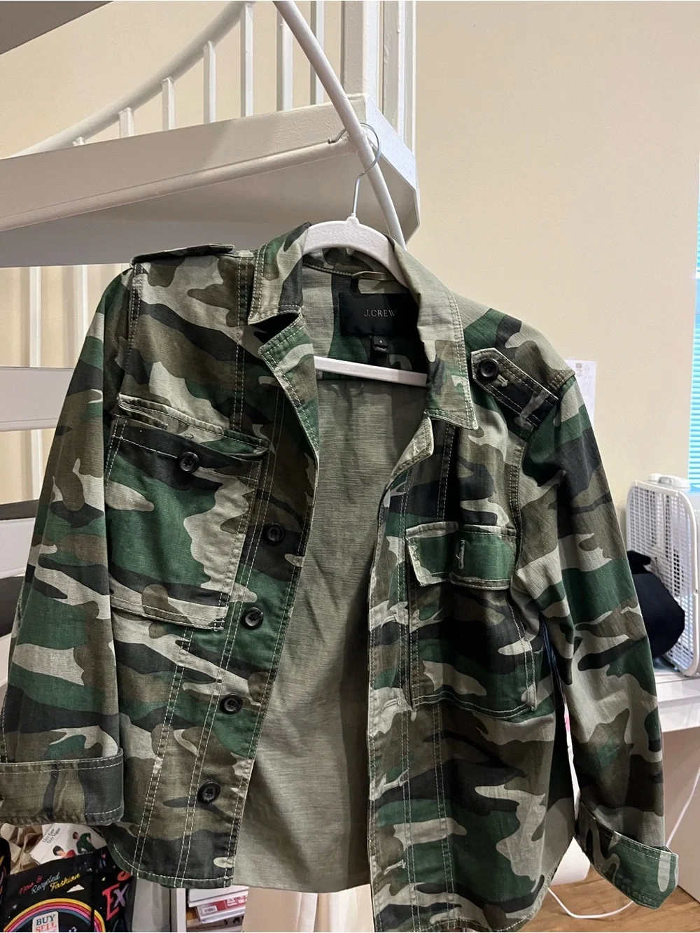 Women’s J Crew Camo Jacket